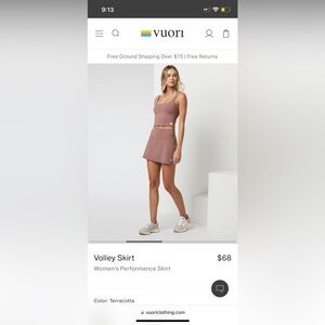 Vouri tennis skirt